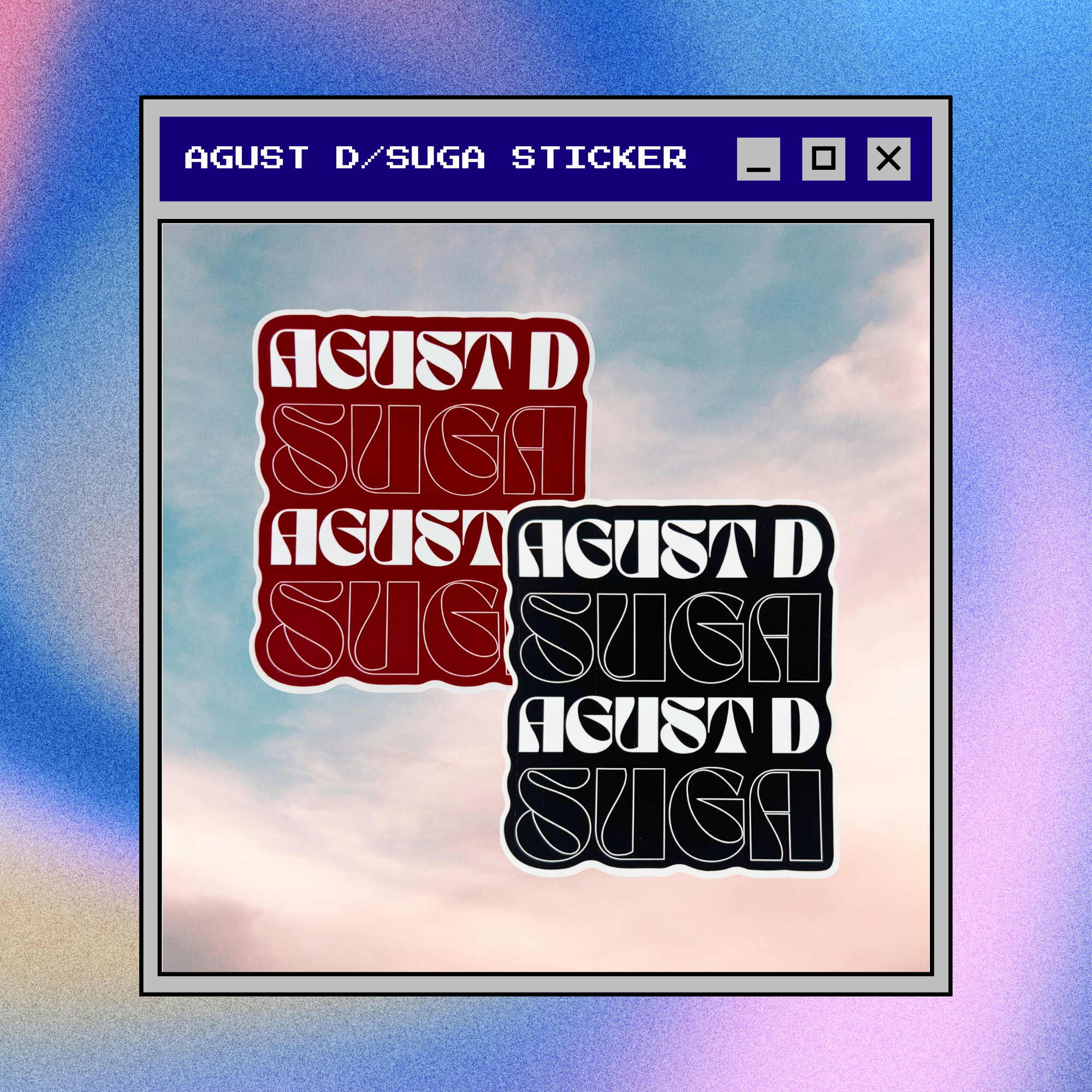 SUGA Agustd まとめ売り Agust D/SUGA Sticker – sixonethree