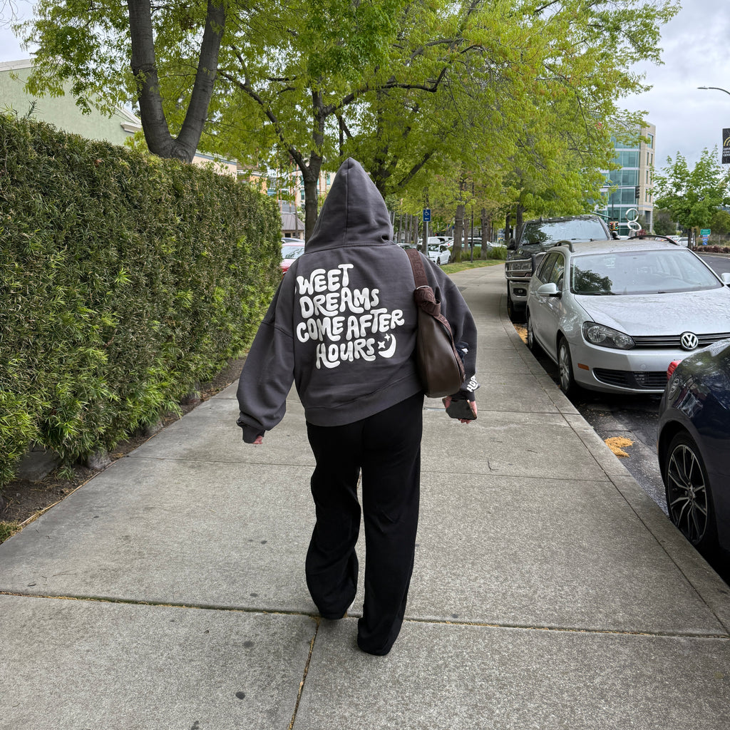 Sweet Dreams Zip-up // Dark Grey [LIMITED STOCK]