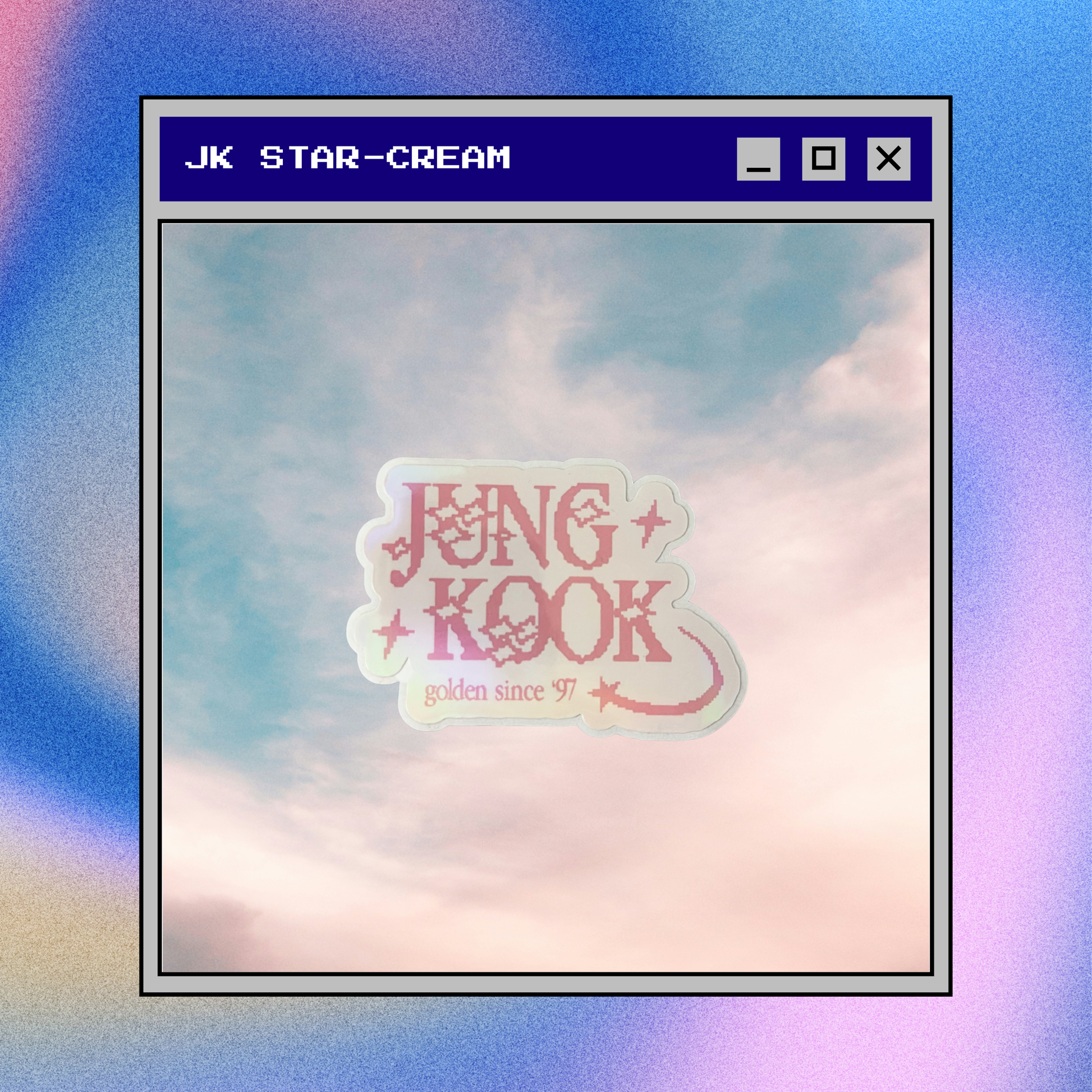 JK Star Sticker