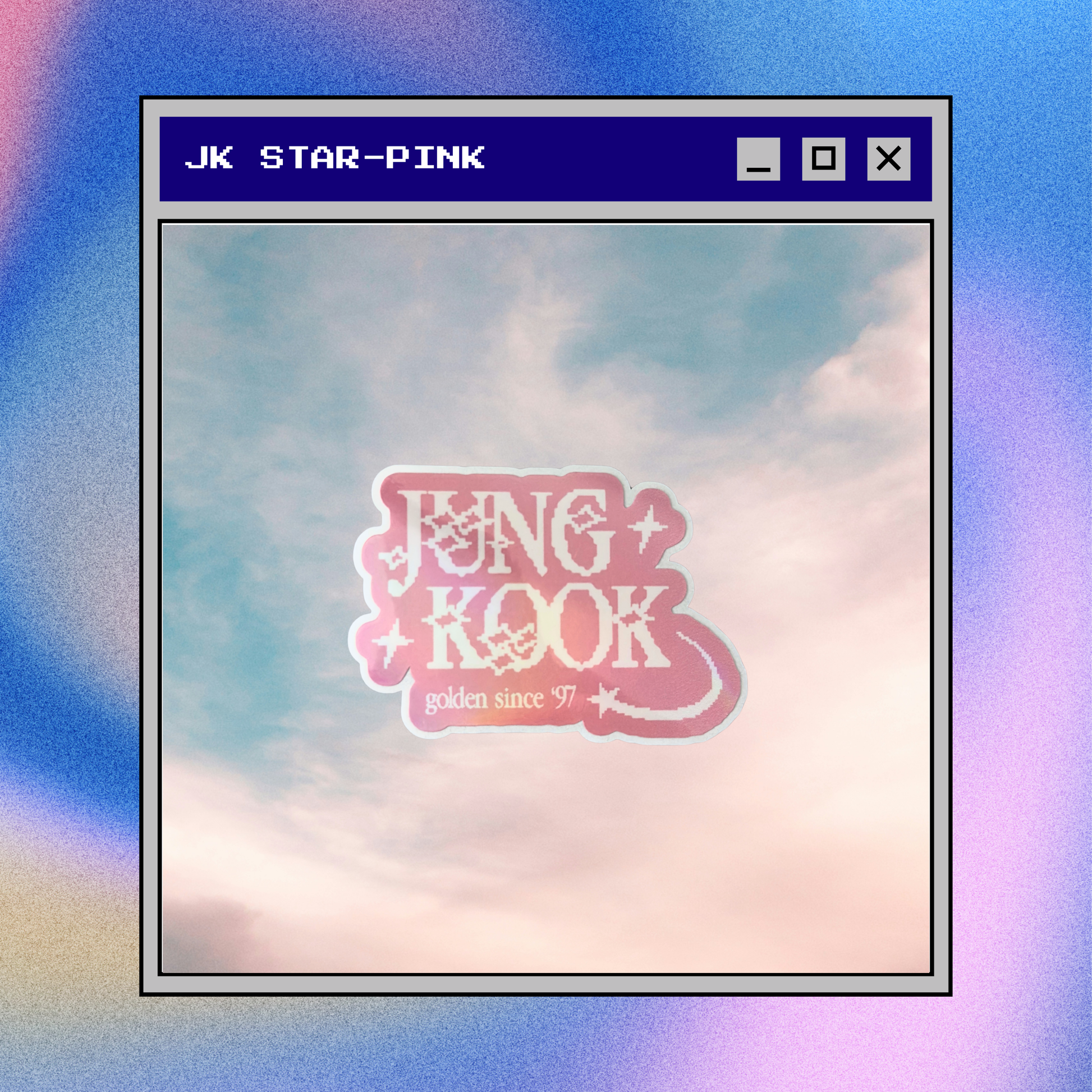 JK Star Sticker