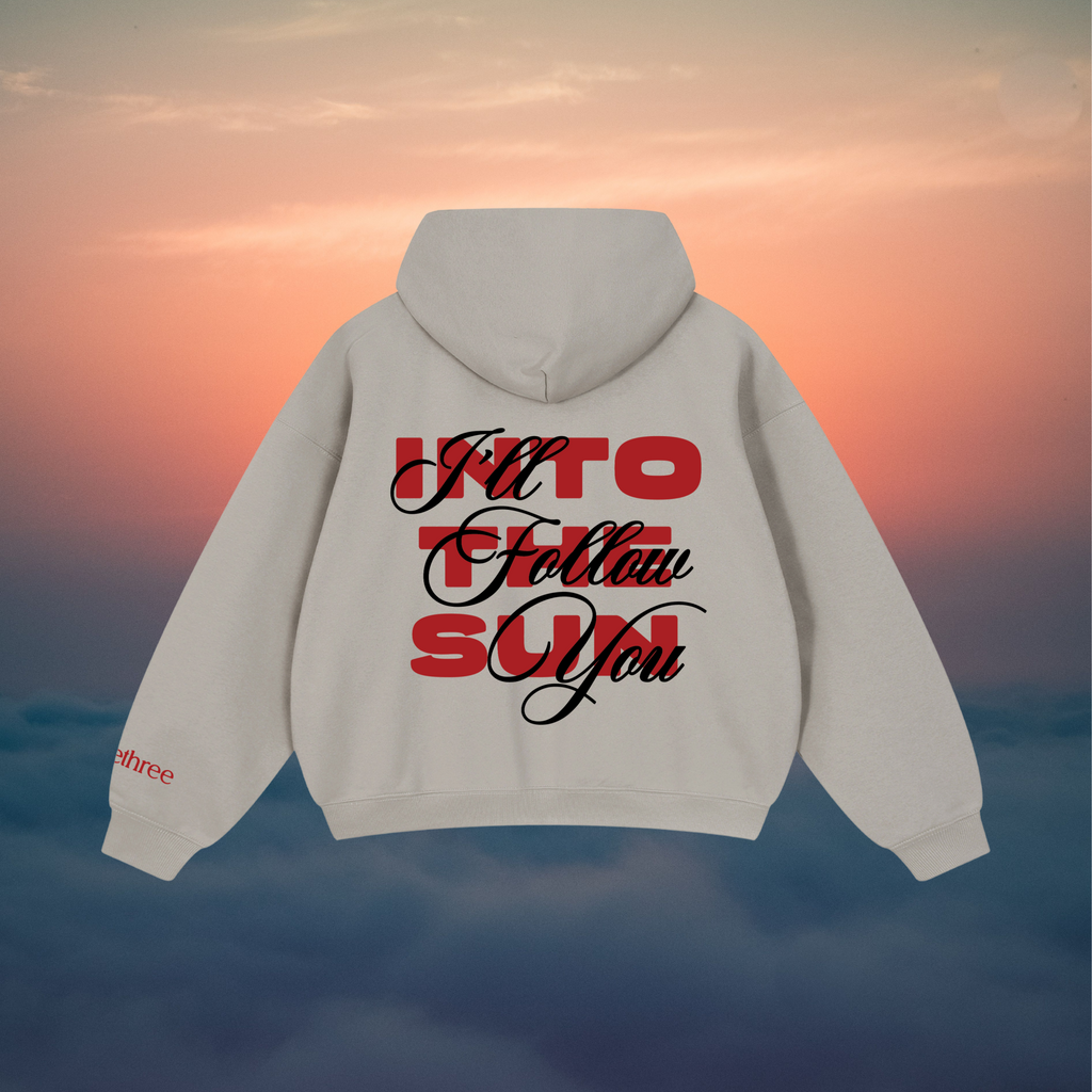 To the Sun We Go Hoodie // Light Grey [PRE-ORDER]