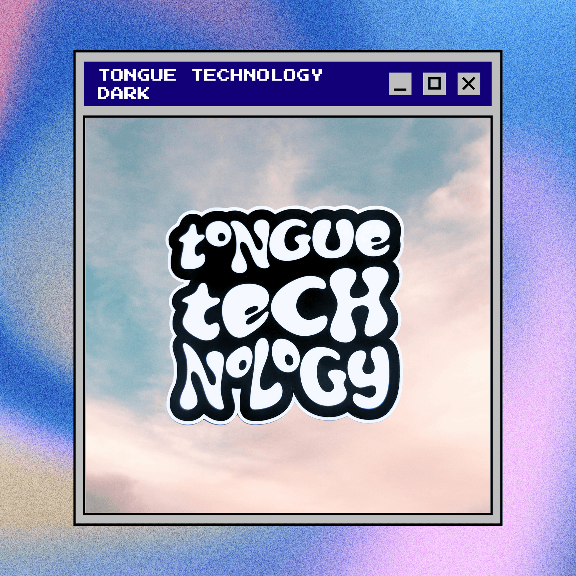 Tongue Technology Sticker