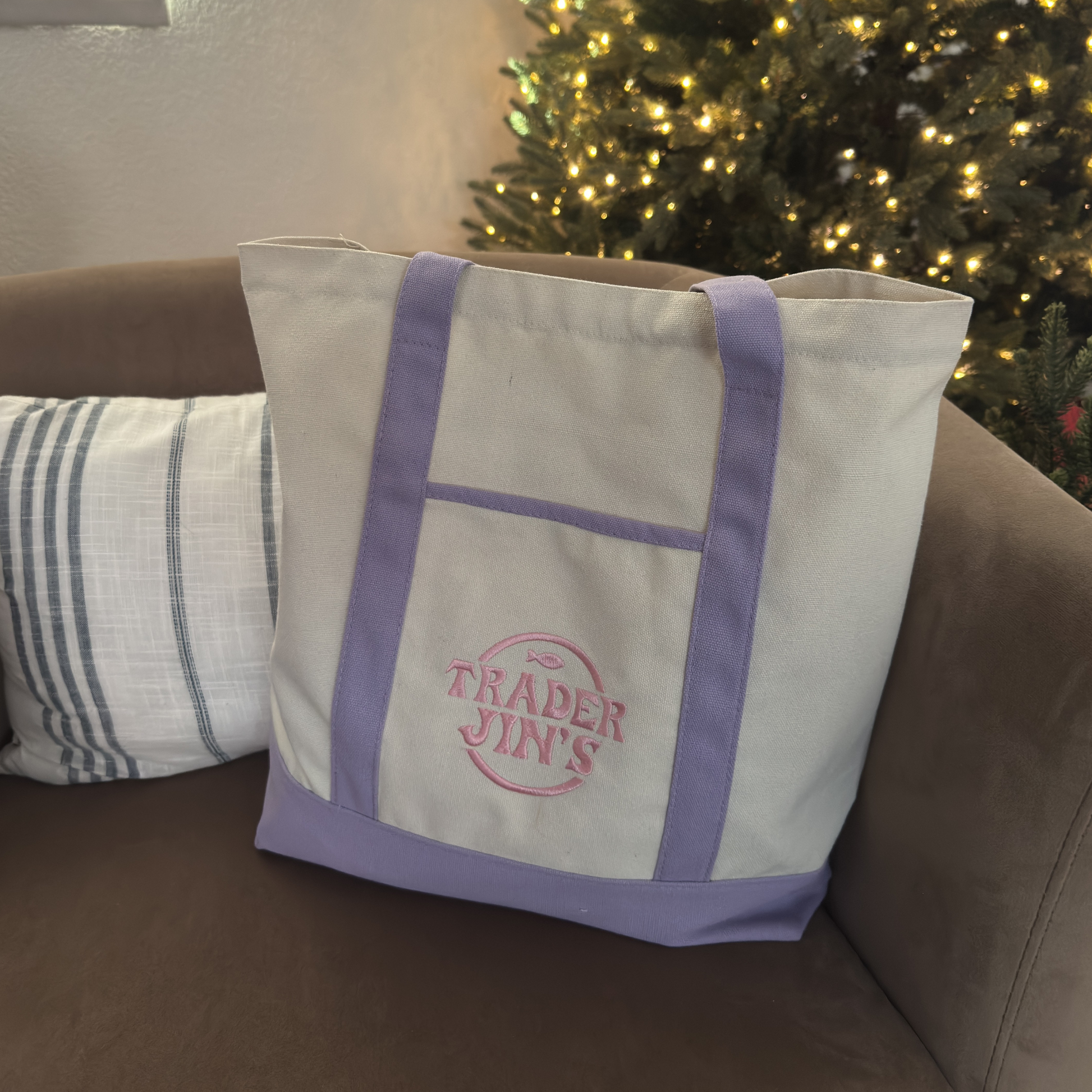 [NEW] Trader Jin’s Tote Bag // Purple [PRE-ORDER]