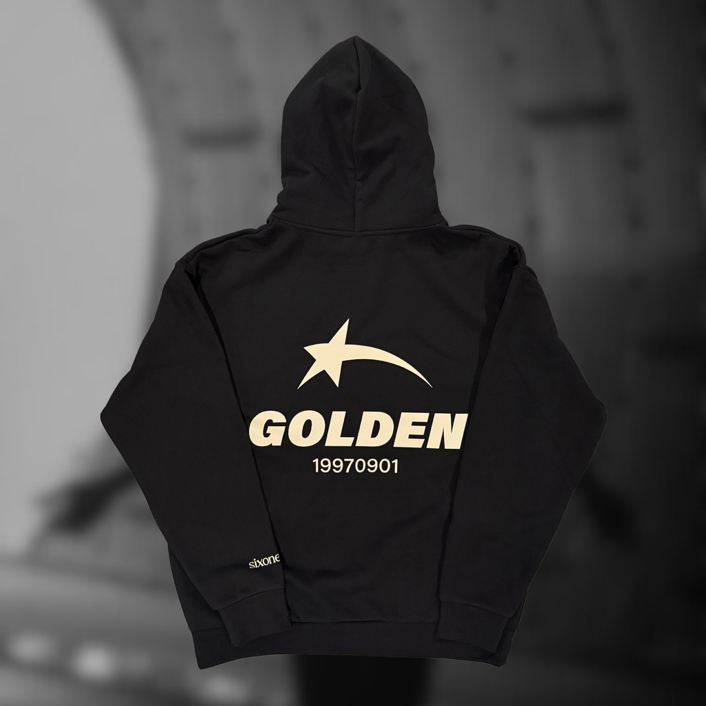 Golden Hoodie // Black [LIMITED STOCK]