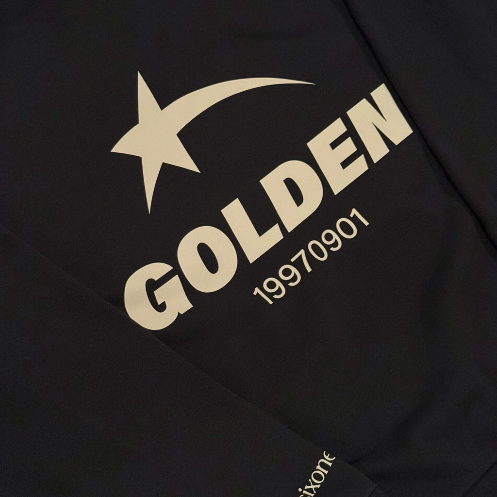 Golden Hoodie // Black [LIMITED STOCK]