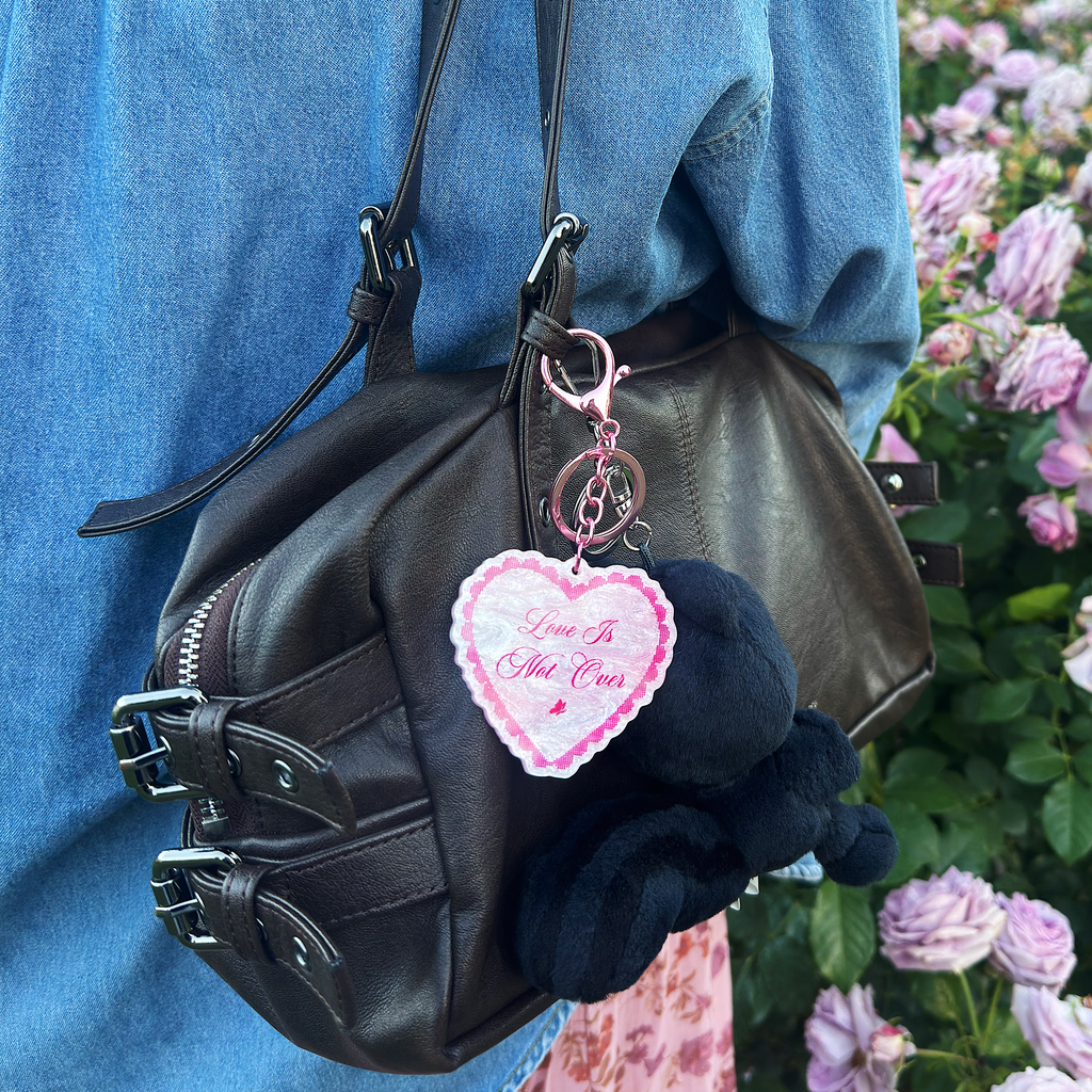 Love Is Not Over Keychain/Bag Charm