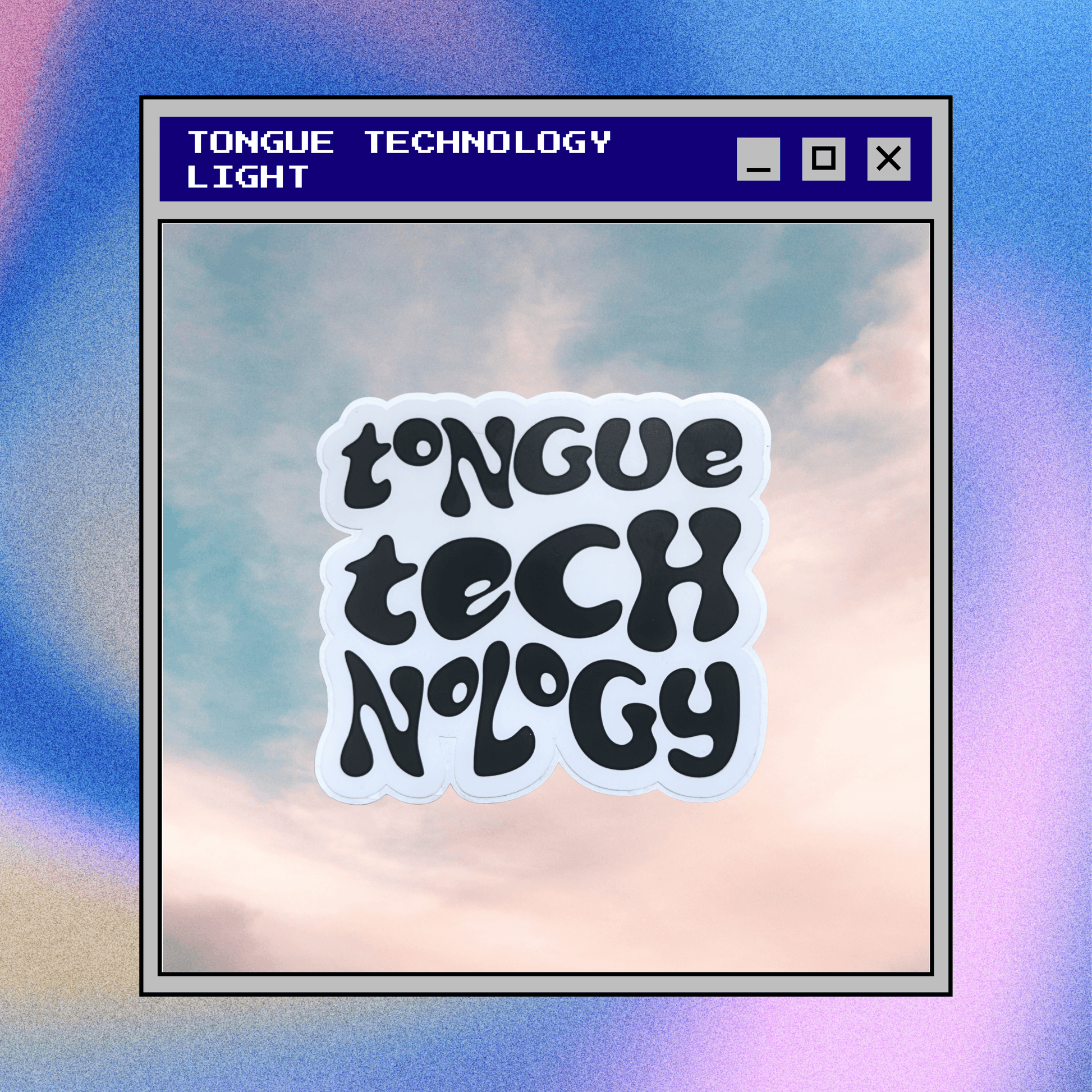 Tongue Technology Sticker