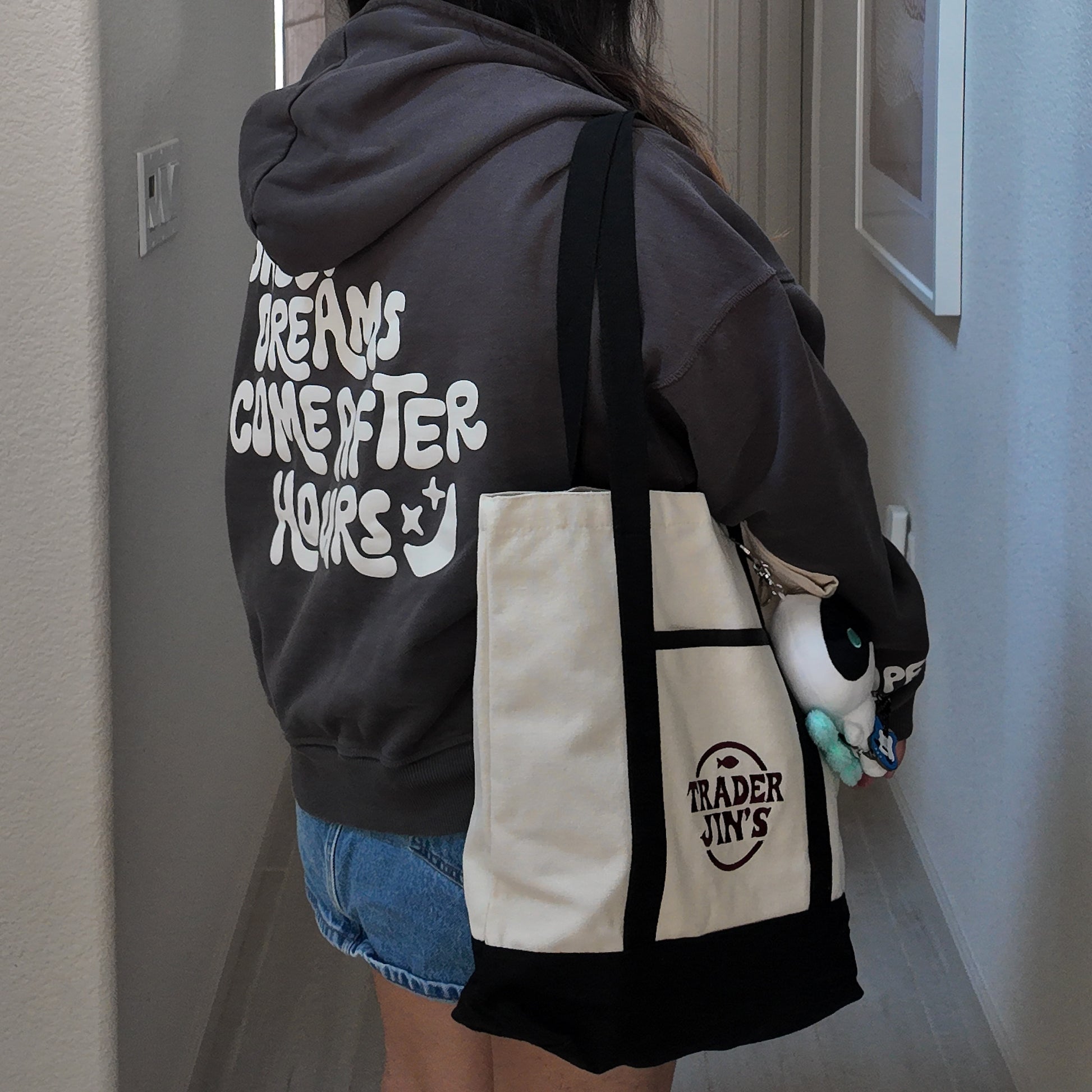 Trader Jin’s Tote Bag // Black [PRE-ORDER]